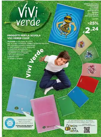 Coop Linea cartotecnica vivi verde offerta