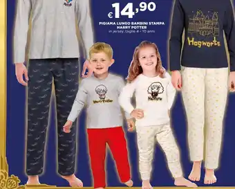 Coop Pigiama lungo bambini stampa harry potter offerta