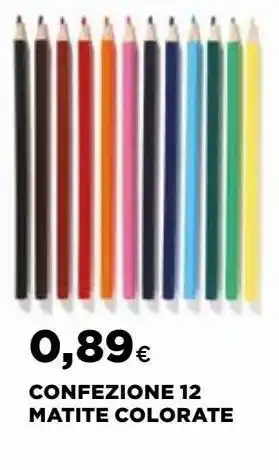 Coop Conf. 12 matite colorate offerta