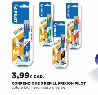 Coop Confezione 3 refill frixion pilot offerta