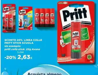Linea colla pritt scuola