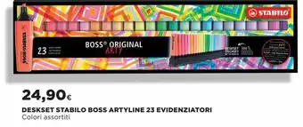 Coop Deskset 23 evidenziatori stabilo boss artlyne offerta