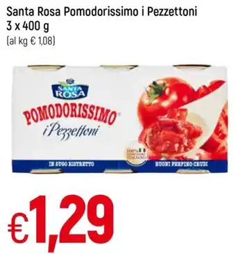 Galassia Santa Rosa Pomodorissimo i Pezzettoni 3 x 400 g offerta