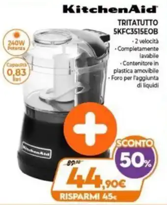 Expert KitchenAid Tritatutto SKFC3515EOB offerta