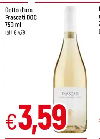 Galassia Frascati Gotto d'oro DOC 750 ml offerta