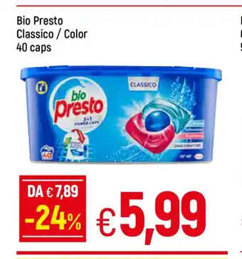 Galassia Bio Presto Classico / Color 40 caps offerta