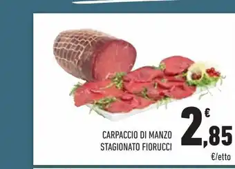 Conad City Carpaccio di manzo stagionato fiorucci offerta