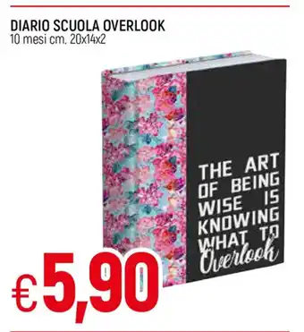 Galassia Diario Scuola Overlook 10 mesi cm 20 x 14 x 2 offerta