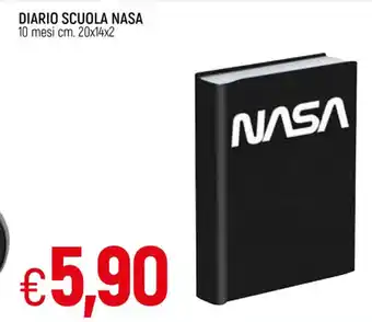 Galassia NASA Diario Scuola 10 mesi 20x14x2 offerta