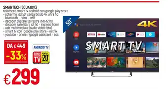 Galassia Smartech 50UA10V3 Smart TV 50" offerta