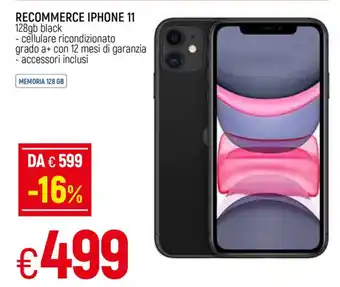 Galassia Recommerce IPhone II 128gb black offerta