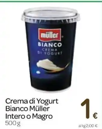 Carrefour Express Müller di Yogurt Bianco Intero o Magro 500 g offerta