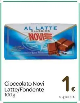 Carrefour Express Al Latte Cioccolato Novi / Fondente 100g offerta