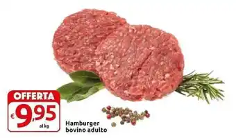 Carrefour Express Hamburger bovino adulto offerta