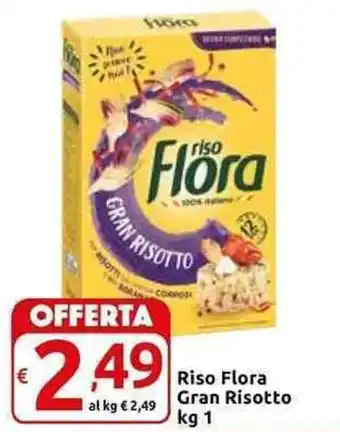 Carrefour Express Riso Flora Gran Risotto kg 1 offerta