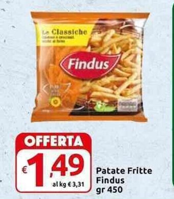 Carrefour Express Findus Patate Fritte gr 450 offerta