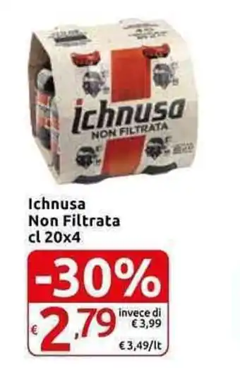 Carrefour Express Ichnusa Non Filtrata cl 20x4 offerta