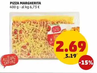 PENNY Gli Allegri Sapori Pizza Margherita 400 g offerta