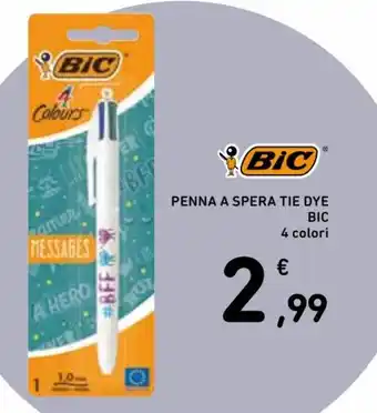 BIC Penna a Spera Tie Dye 4 colori