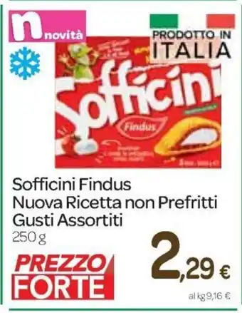 Carrefour Express Findus Sofficini Nuova Ricetta non Prefritti Gusti Assortiti 250 g offerta