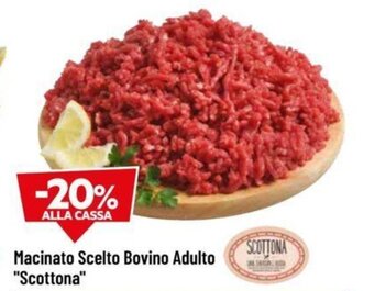DPiù Macinato Scelto Bovino Adulto "Scottona" offerta