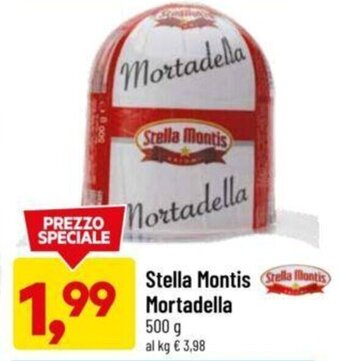 DPiù Stella Montis Mortadella 500 g offerta