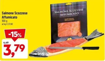 DPiù Salmone Scozzese Affumicato 100 g offerta
