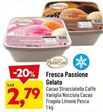DPiù Fresca Passione Gelato 1 kg offerta