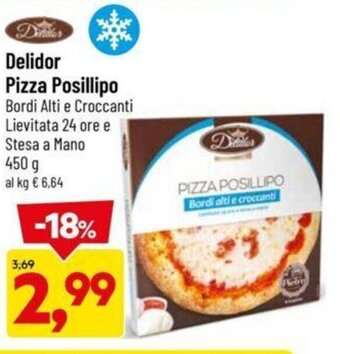 DPiù Delidor Pizza Posillipo 450 g offerta