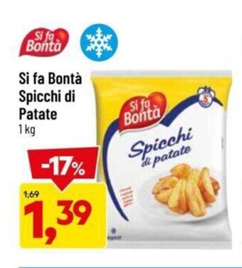 DPiù Si fa Bontà Spicchi di Patate 1 kg offerta