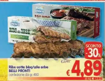 A&O Belli pronti Ribs Alle Erbe offerta