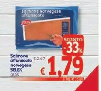 A&O Selex Salmone Norvegese Affumicato 50 G(ml) offerta