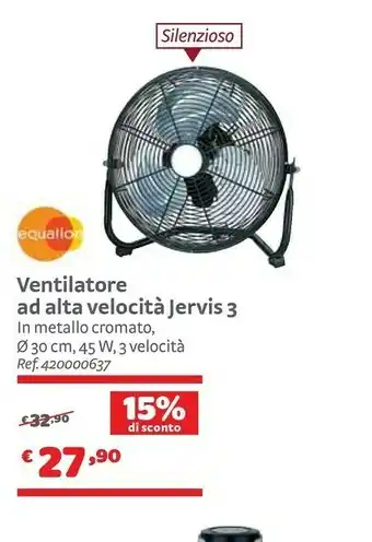 Bricocenter Equation Ventilatore Ad Alta Velocità Jervis 3 offerta