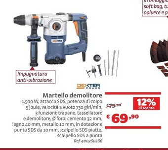 Bricocenter Dexter Martello Demolitore offerta