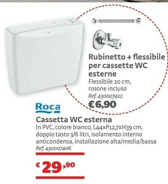 Bricocenter Roca Cassetta WC Esterna offerta