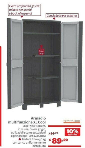 Bricocenter Armadio Multifunzione Xl Cool offerta