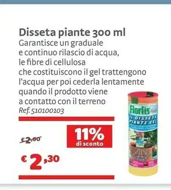 Bricocenter Disseta Piante 300 Ml offerta