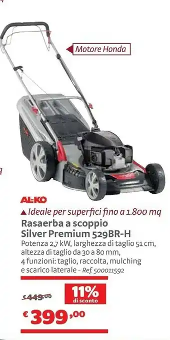 AL-KO Rasaerba A Scoppio Silver Premium 529BR - H
