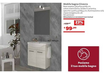 Bricocenter Mobile Bagno Ginevra offerta
