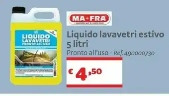Ma-fra Liquido Lavavetri Estivo 5 Litri