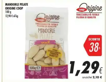 Coop Coop - Mandorle Pelate 100 G(ml) offerta