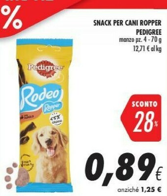 Coop Pedigree Cibo per cani offerta