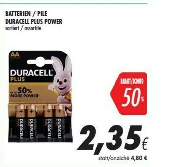 Coop Duracell Pile offerta