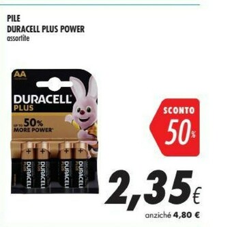 Coop Duracell Pile offerta