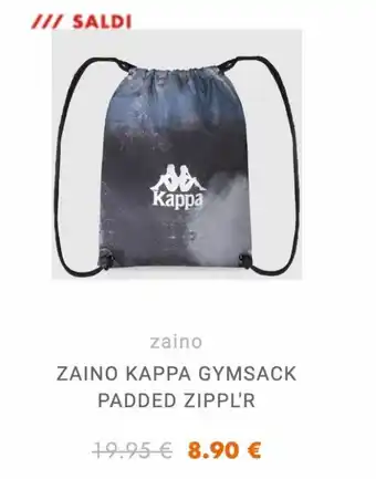 Kappa Zaino Gymsack Padded Zippl'r