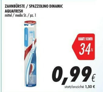 Coop Aquafresh Spazzolino Dinamic Medio offerta