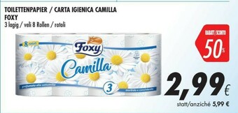 Coop Foxy Carta Igienica Camilla offerta