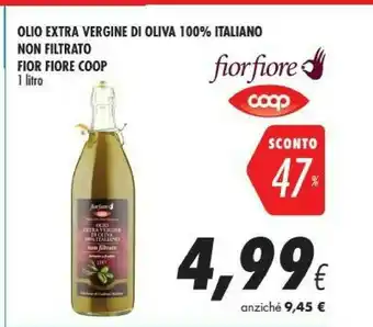 Coop Coop - Olio Extra Vergine Di Oliva 100% Italiano Non Filtrato 1000 G(ml) offerta