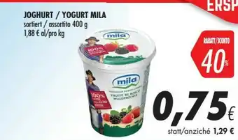 Coop Mila Yogurt Frutti Di Bosco offerta