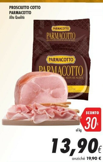 Coop Parmacotto Prosciutto Cotto Di Alta Qualità offerta